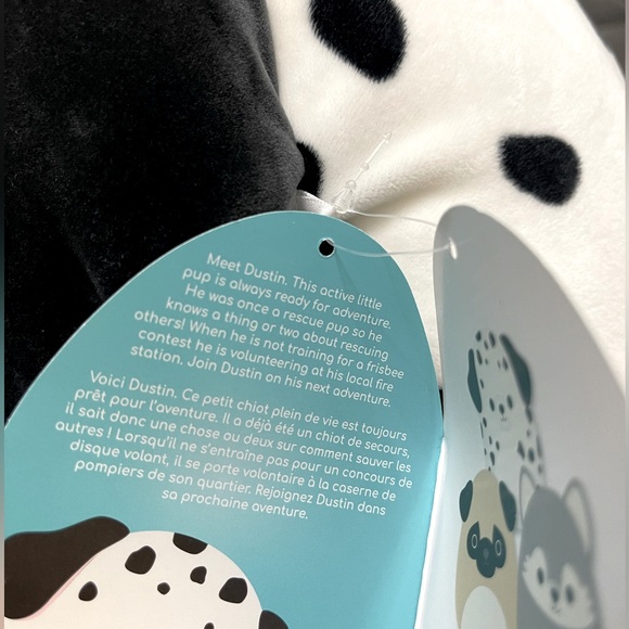Original NWT 16” Dustin the Dalmatian Squishmallow - Picture 9 of 10